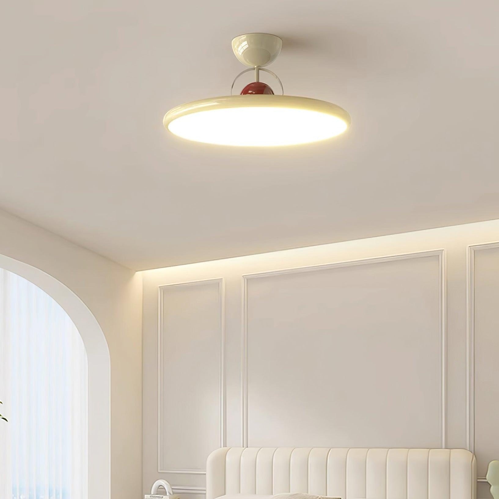 Nolari Ceiling Light Modern LED Fixture With Metal And Acrylic Finish