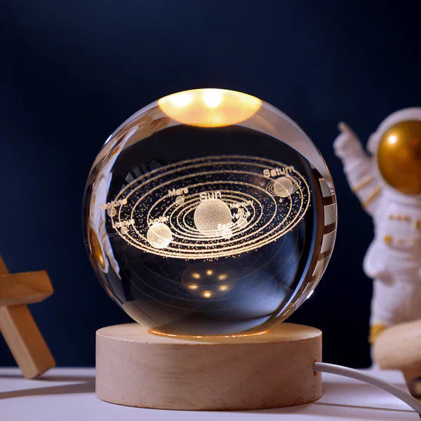 Celestialglow lysende kugle - 3D-graverede planetscener