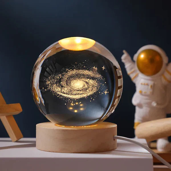 Celestialglow lysende kugle - 3D-graverede planetscener