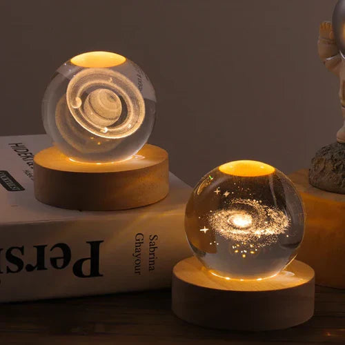 Celestialglow lysende kugle - 3D-graverede planetscener