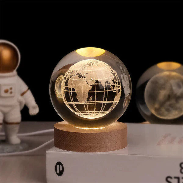 Celestialglow lysende kugle - 3D-graverede planetscener