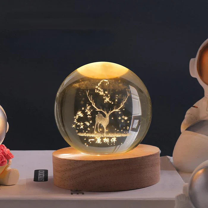 Celestialglow lysende kugle - 3D-graverede planetscener