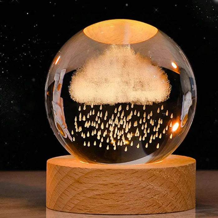 Celestialglow lysende kugle - 3D-graverede planetscener