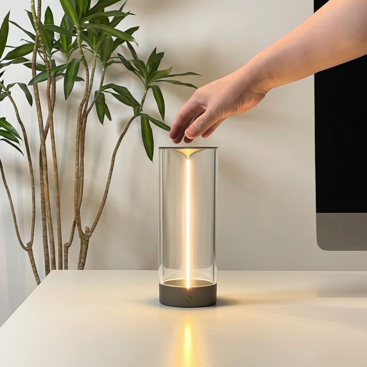 Lampada LED magnetica RadianceGlow — Luce d’atmosfera wireless ricaricabile