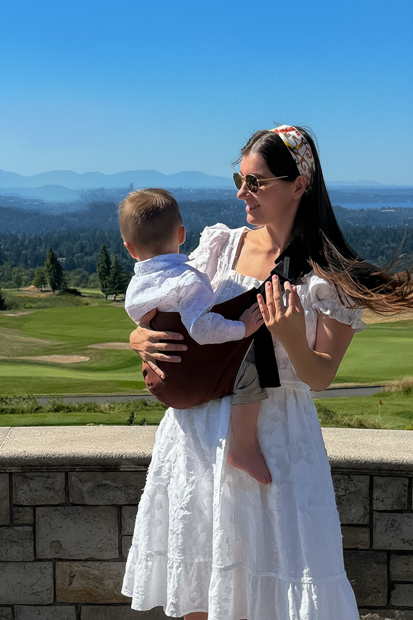 Marsúpio tipo sling para bebé — Envolvente ergonómico de mãos livres