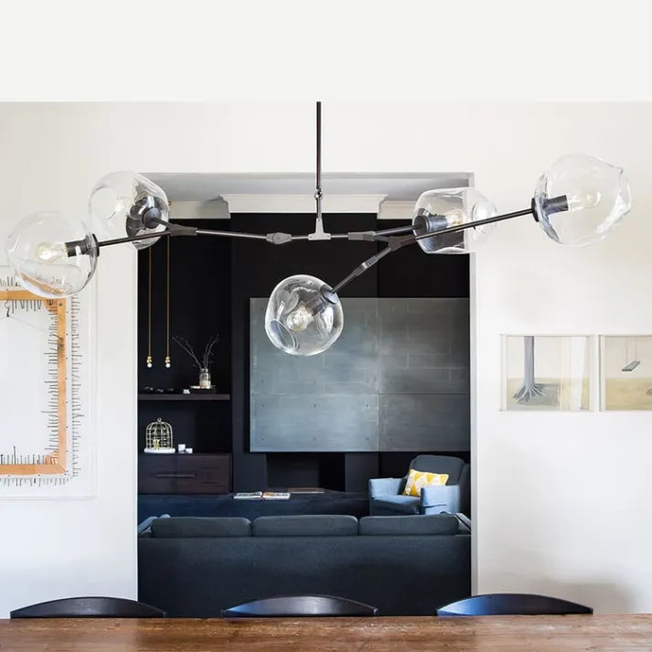 BubbleLight Sputnik-Pendelleuchte — Verzweigtes Glasblasendesign