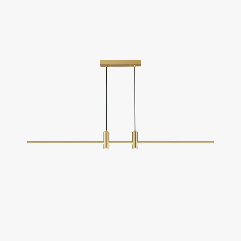 Kirrea LED-Pendelleuchte mit rechteckigem Metallrahmen modern