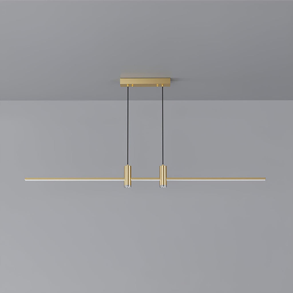 Kirrea LED-Pendelleuchte mit rechteckigem Metallrahmen modern