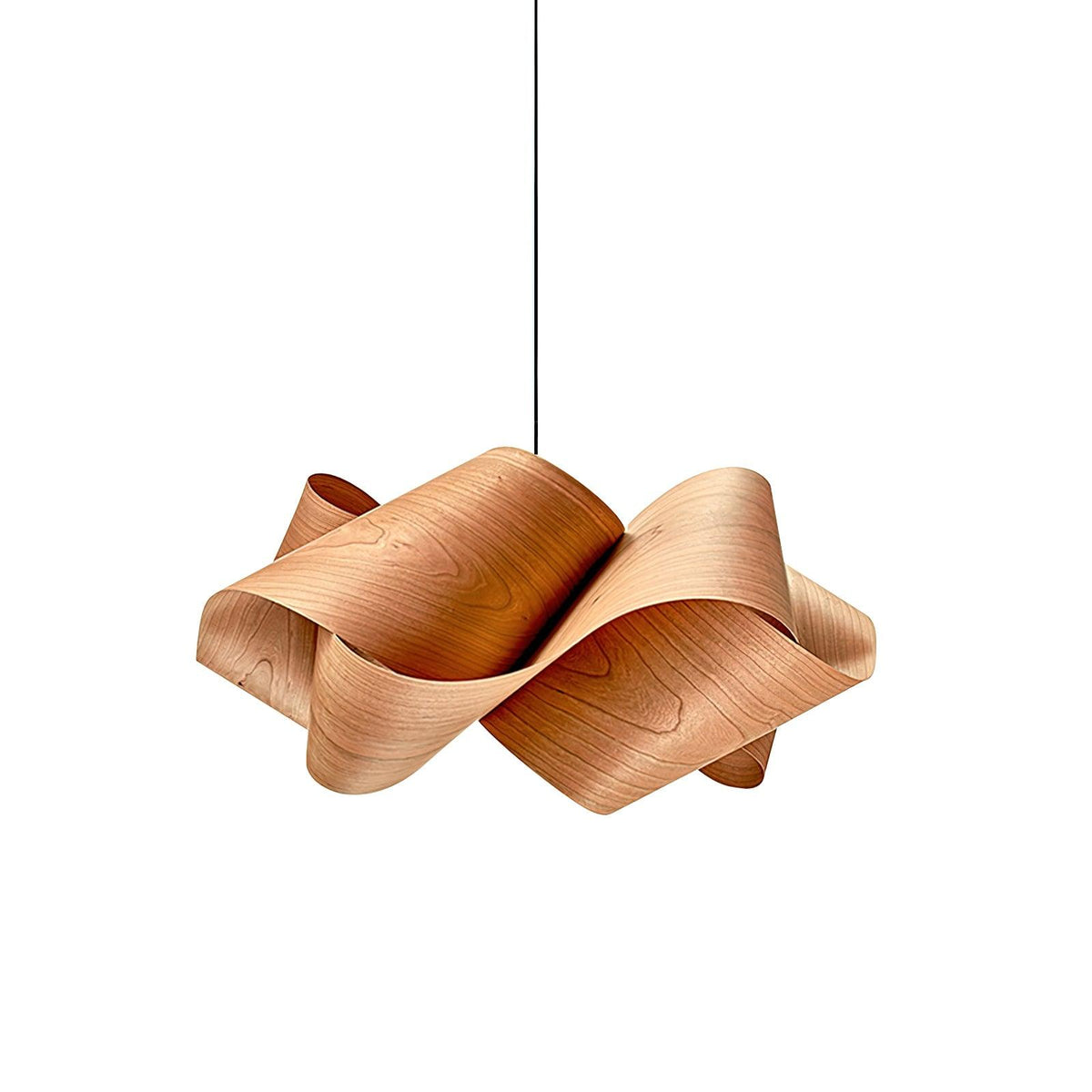 Linka elegant pendellampa - handgjord lampskärm, mjukt klart ljus
