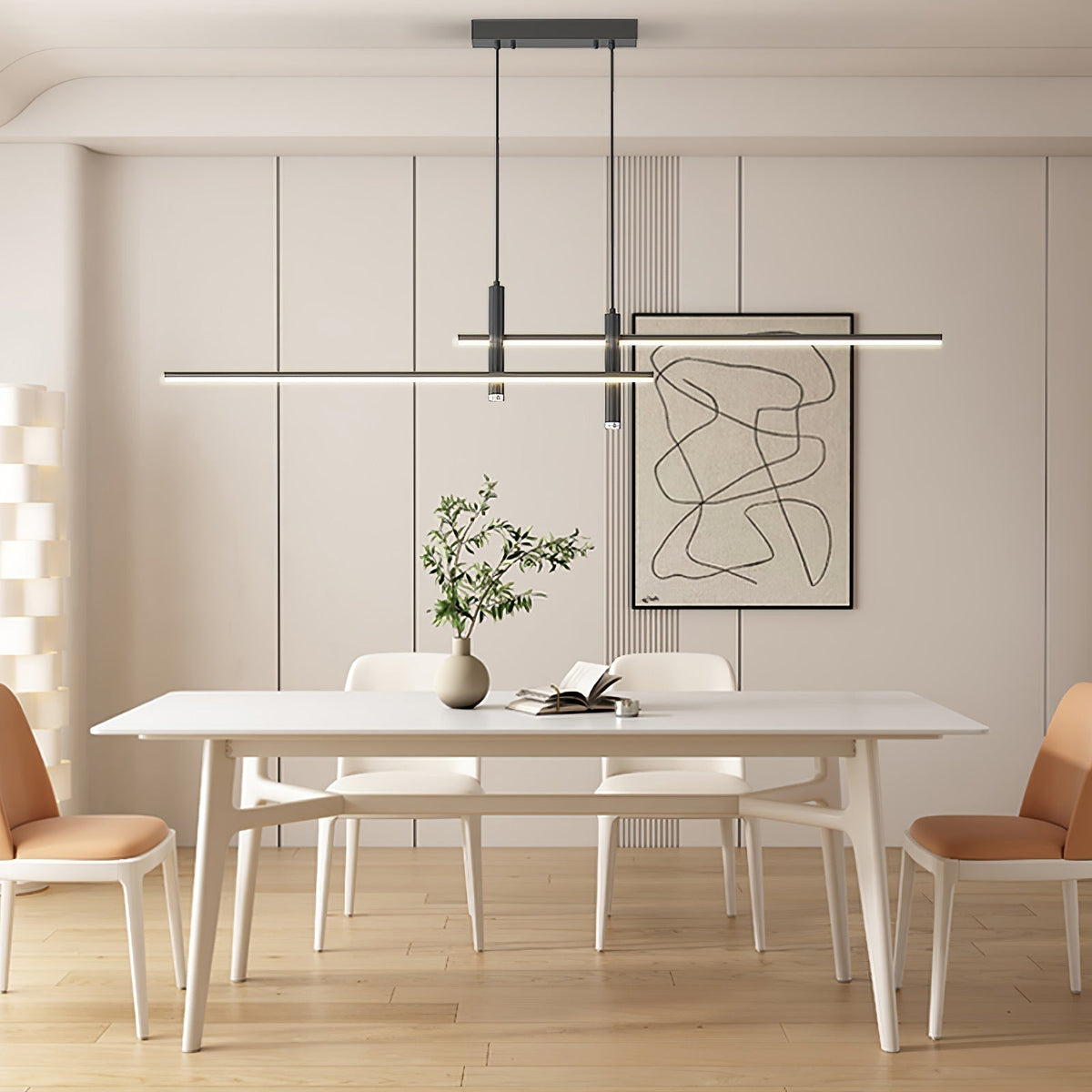 Nexa linjär pendellampa — minimalistisk spotlightarmatur