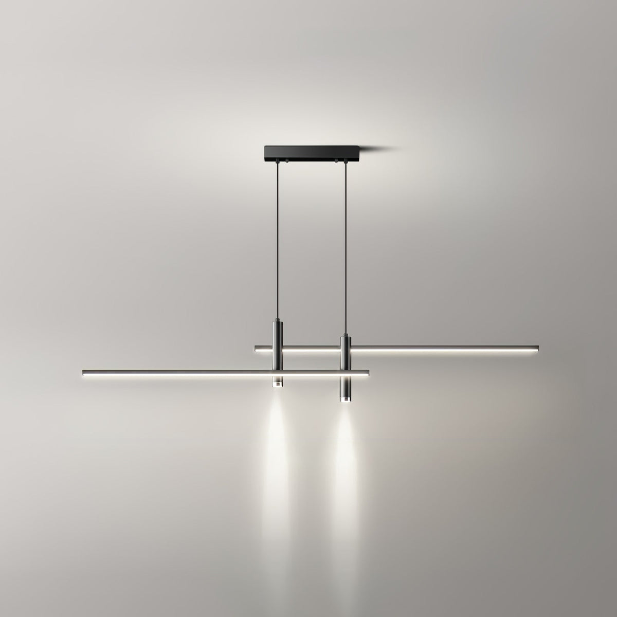 Nexa linjär pendellampa — minimalistisk spotlightarmatur