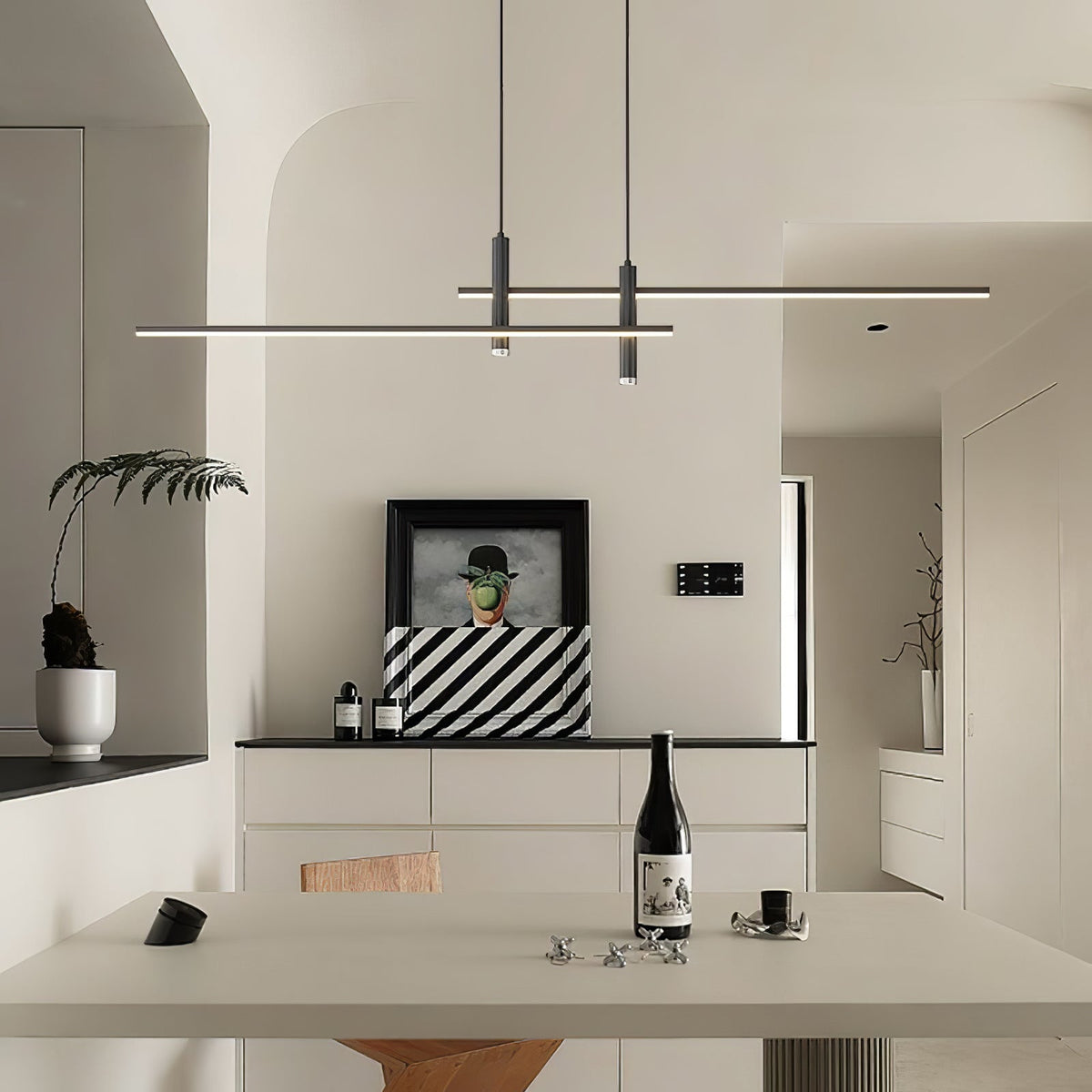 Nexa linjär pendellampa — minimalistisk spotlightarmatur