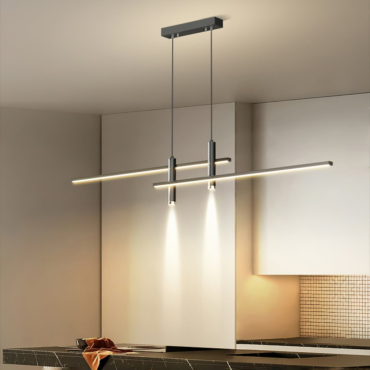 Nexa linjär pendellampa — minimalistisk spotlightarmatur