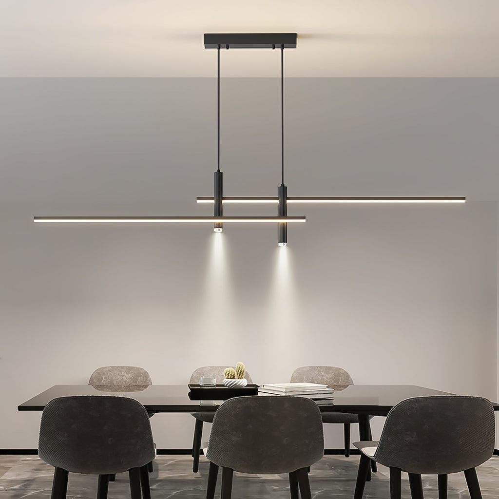 Nexa linjär pendellampa — minimalistisk spotlightarmatur