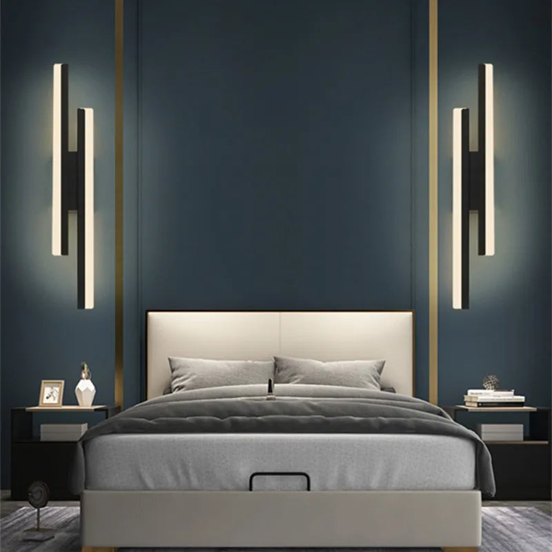 LumiGlow Moderní LED nástěnné svítidlo — Energeticky úsporný, minimalistický design