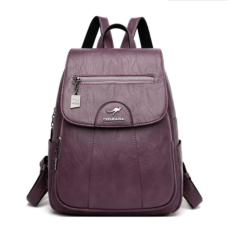 Luxuriöser Damenrucksack aus Leder von Isolde — eleganter Alltagsstil