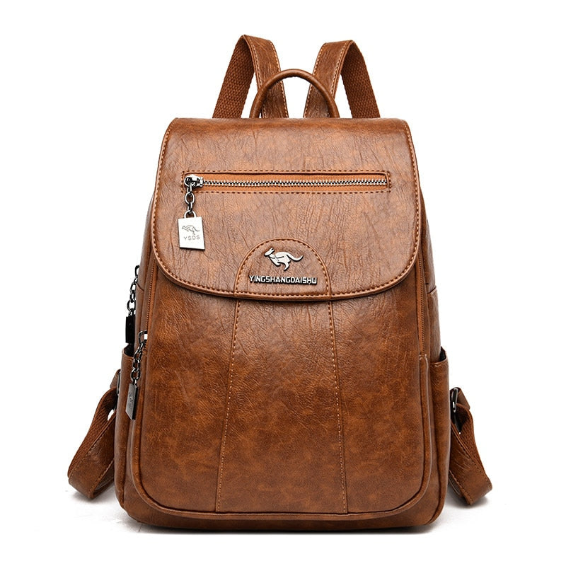 Luxuriöser Damenrucksack aus Leder von Isolde — eleganter Alltagsstil