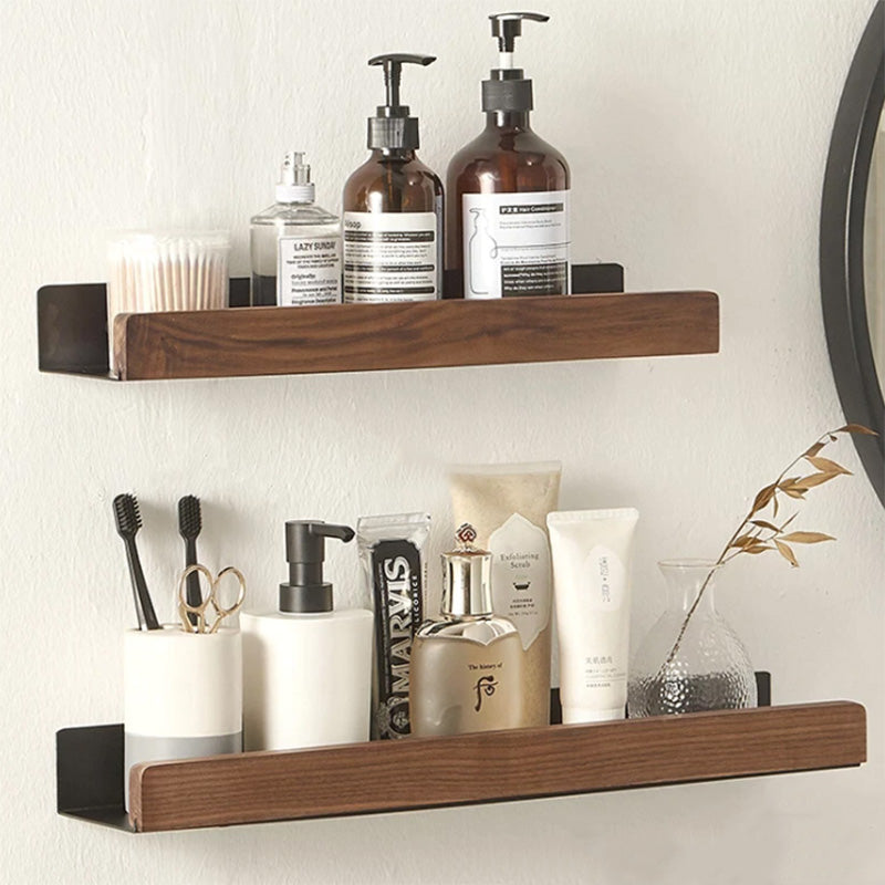 Modern Minimalist Bathroom Shelves — Ample Storage Space