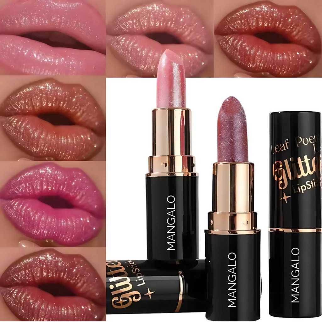 Labial de terciopelo con brillo de diamante Vrimlo — Cremoso, mate y con purpurina