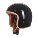 DOT and ECE Approved Vintage Style Low Profile Motorcycle Helmet