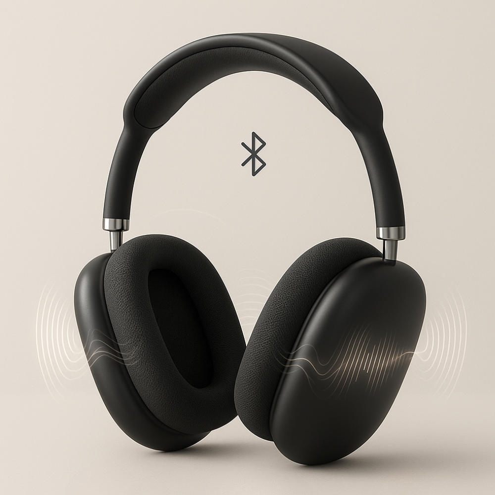 Quellix Audio trådløse over-ear-hodetelefoner — HiFi-lydklarhet, aktiv støydemping, komfortabel passform