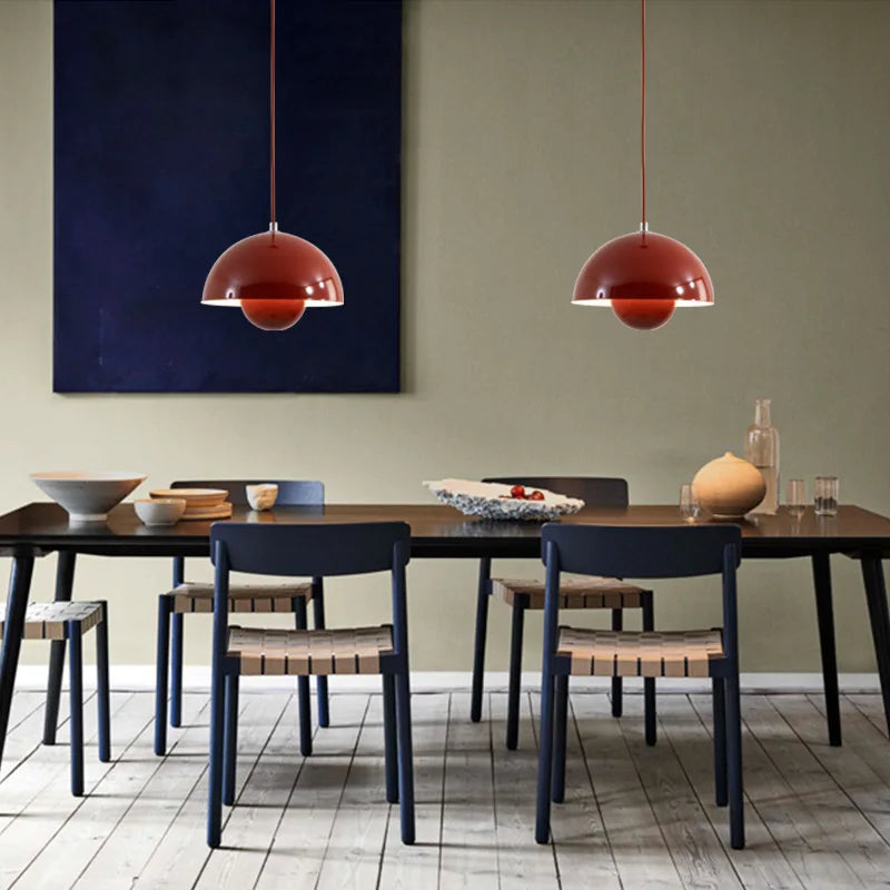 Danish Flower Pot Pendant Ceiling Lamp — Elegant Hanging Light