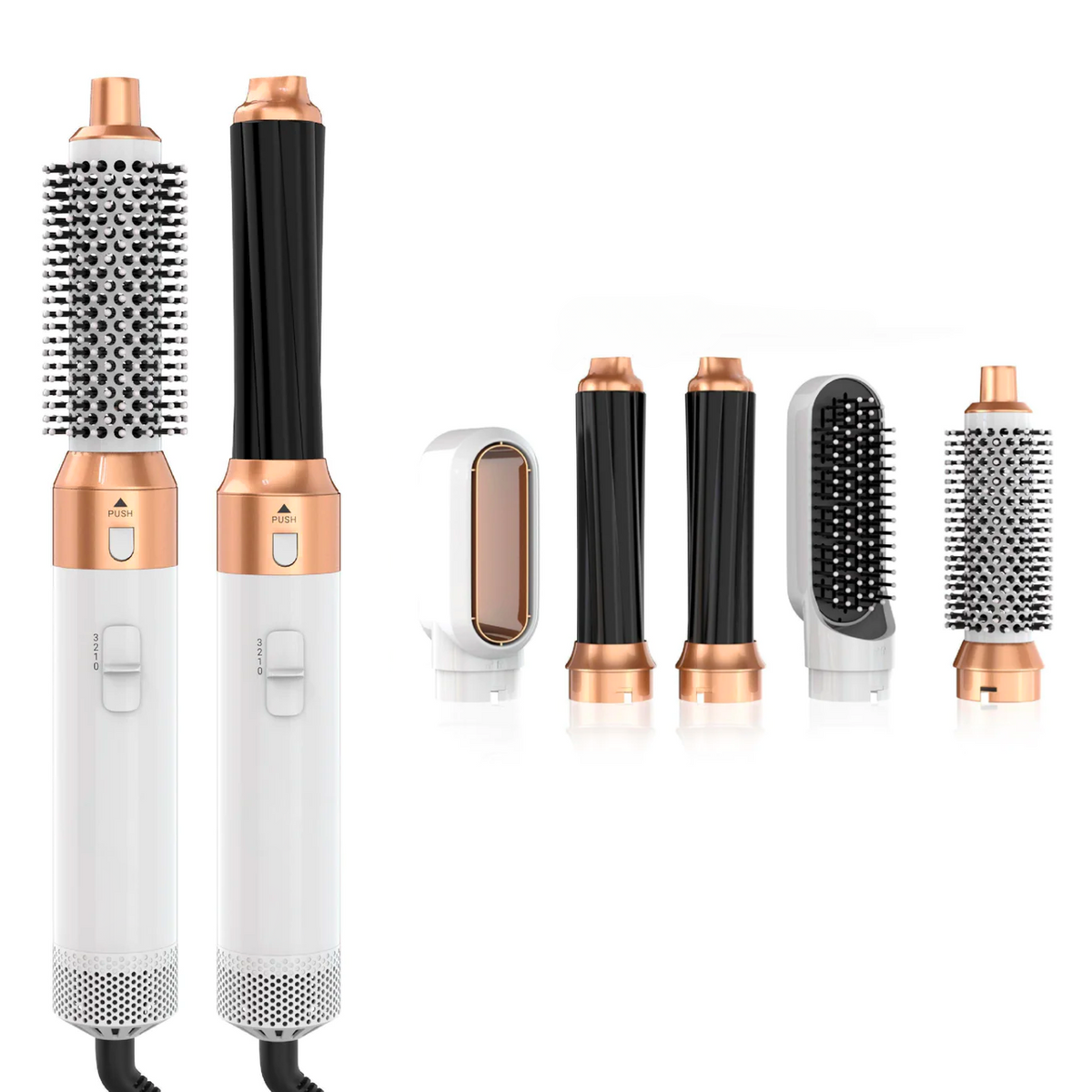 Moldeador de cabello AirStyler — control suave del calor del aire a 105°C