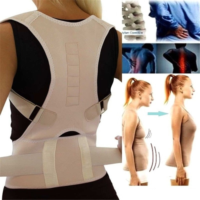 Magnetická opěrka zad PosturePro — ergonomický design, podpora správného držení těla