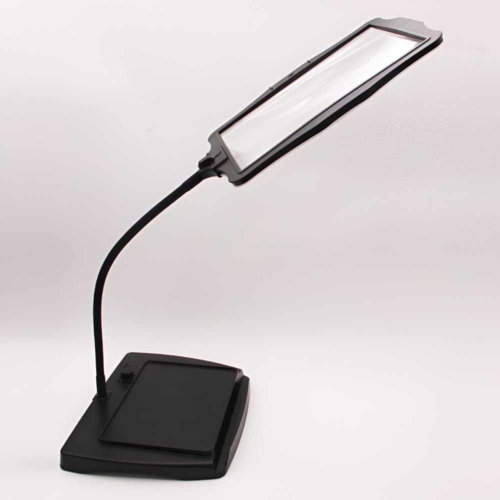 Magnifying Floor Lamp With 3x Lens And Adjustable Arm – 12 Glare-Reducing LEDs