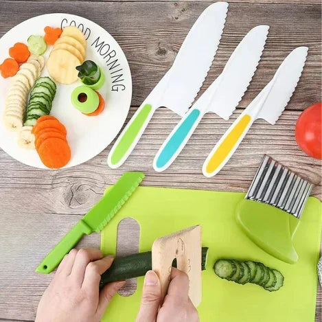 Mini Chef 12-Piece Educational Kids' Kitchen Tool Set