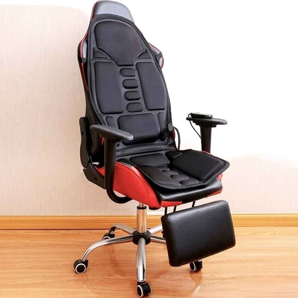 8 Mode Massage Chair Pad With Heated Back Neck Cushion For Car & Home | Filindra