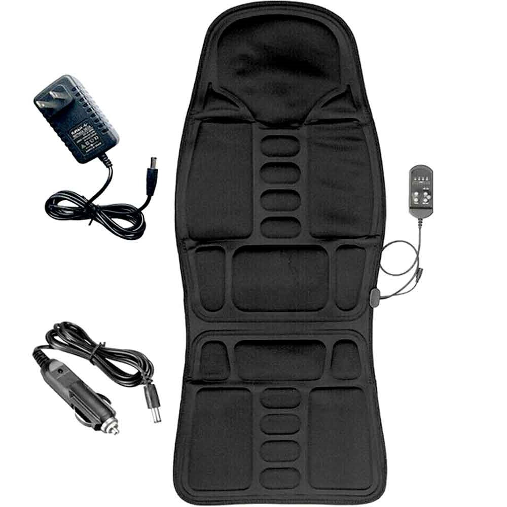 8 Mode Massage Chair Pad With Heated Back Neck Cushion For Car & Home | Filindra