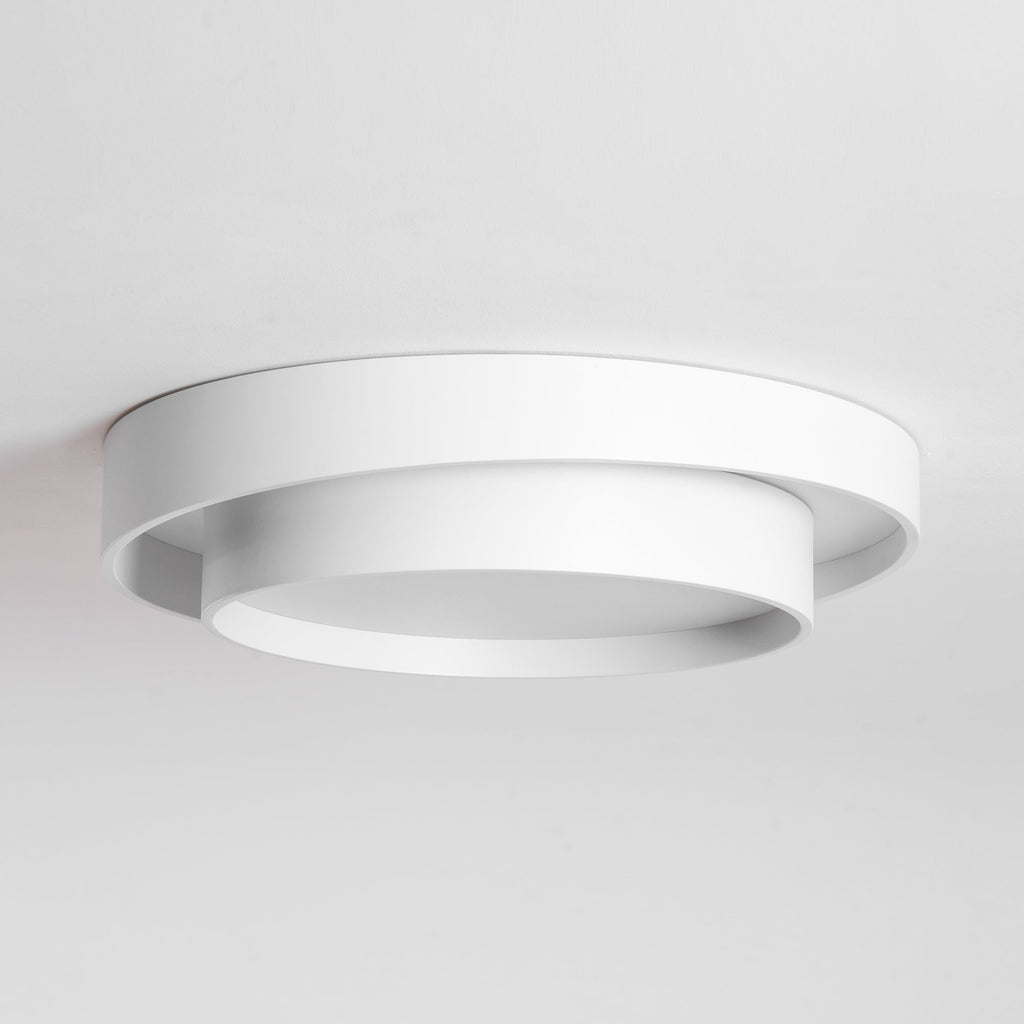 Cylinder LED Ceiling Light — Iron Frame, Acrylic Diffuser, 40/50/60cm, 3000K–6000K Dimmable