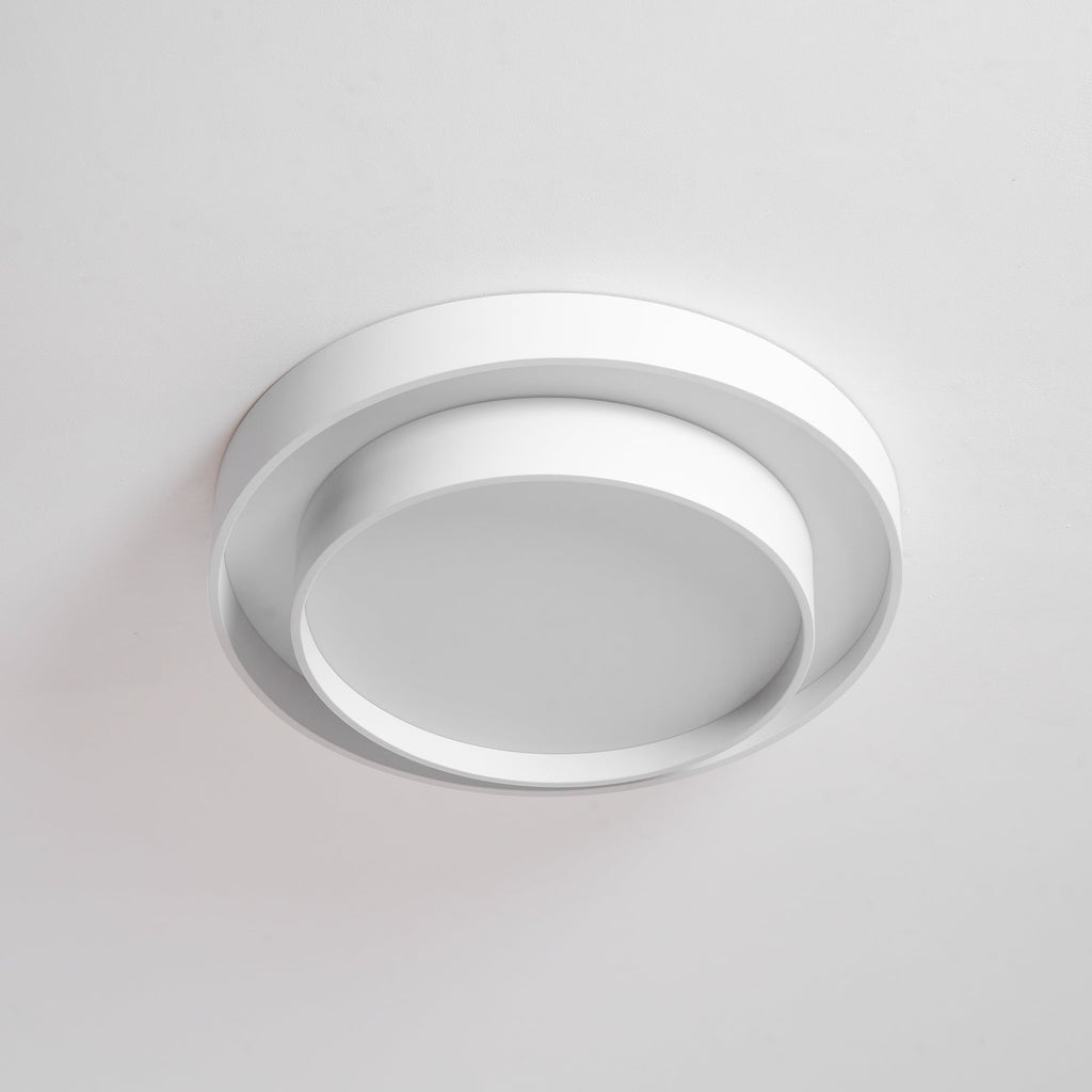 Cylinder LED Ceiling Light — Iron Frame, Acrylic Diffuser, 40/50/60cm, 3000K–6000K Dimmable