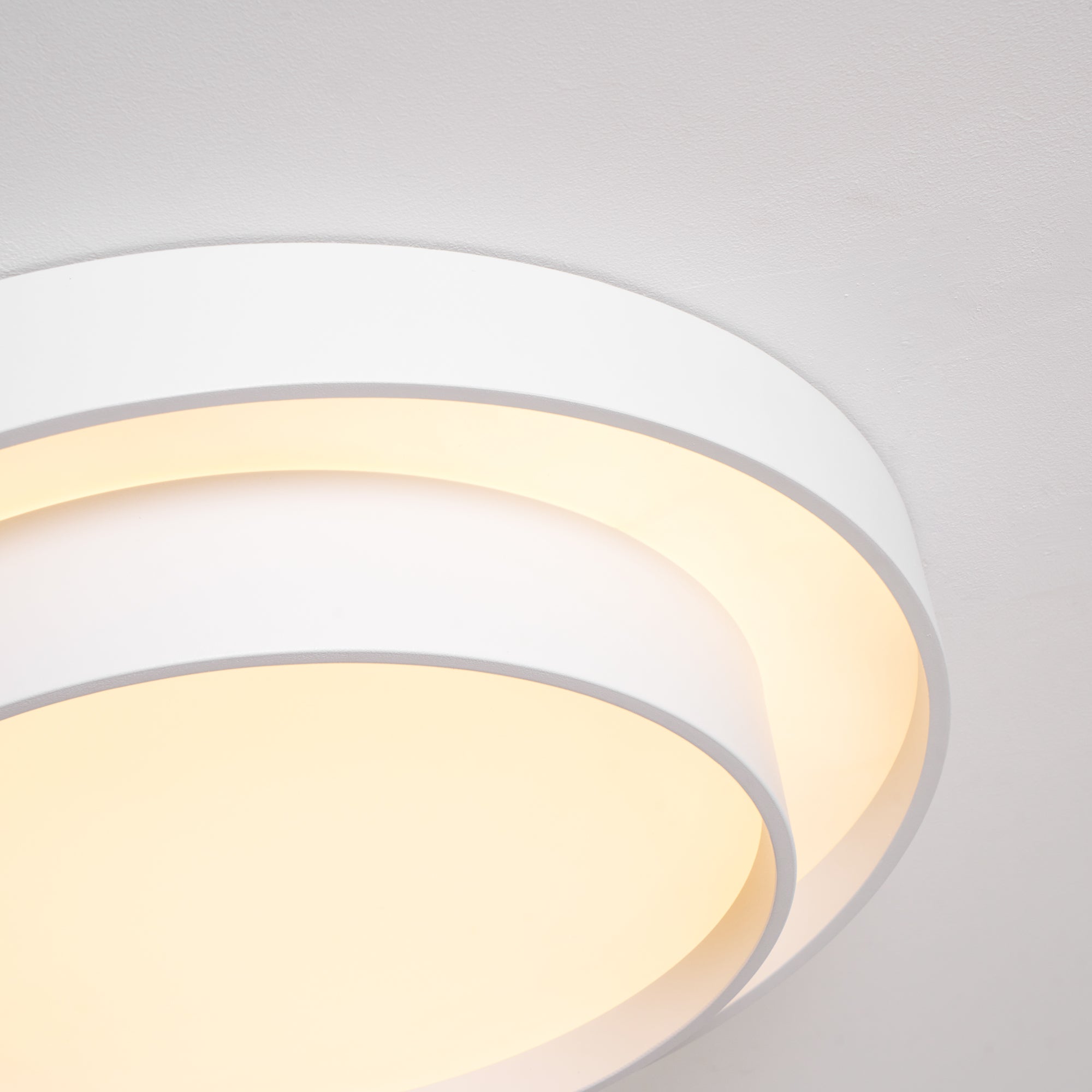 Cylinder LED Ceiling Light — Iron Frame, Acrylic Diffuser, 40/50/60cm, 3000K–6000K Dimmable