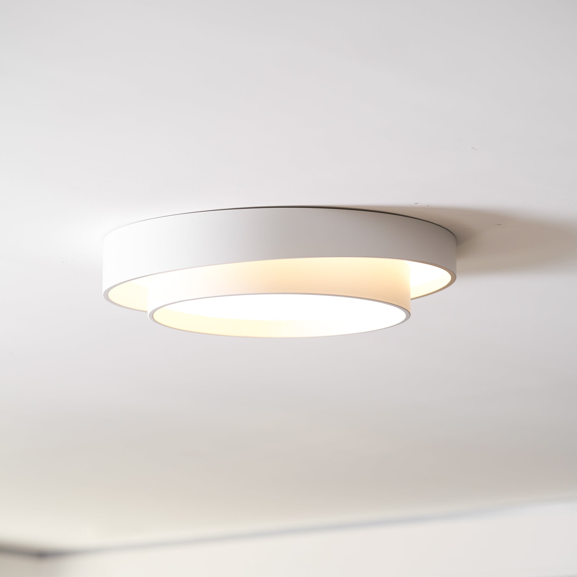 Cylinder LED Ceiling Light — Iron Frame, Acrylic Diffuser, 40/50/60cm, 3000K–6000K Dimmable