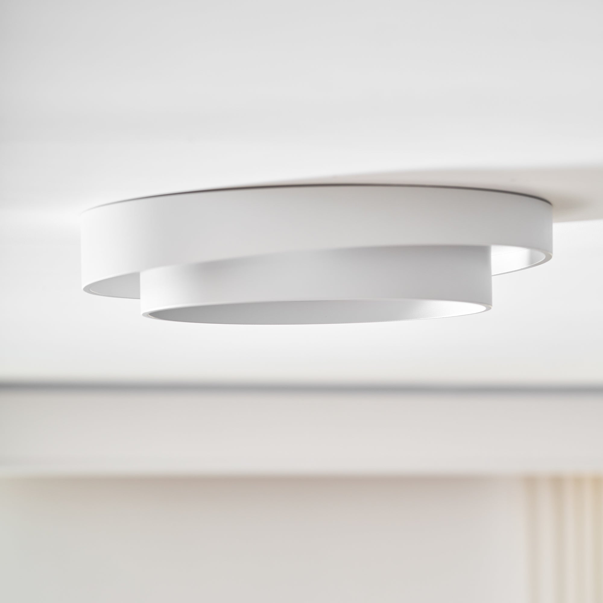 Cylinder LED Ceiling Light — Iron Frame, Acrylic Diffuser, 40/50/60cm, 3000K–6000K Dimmable