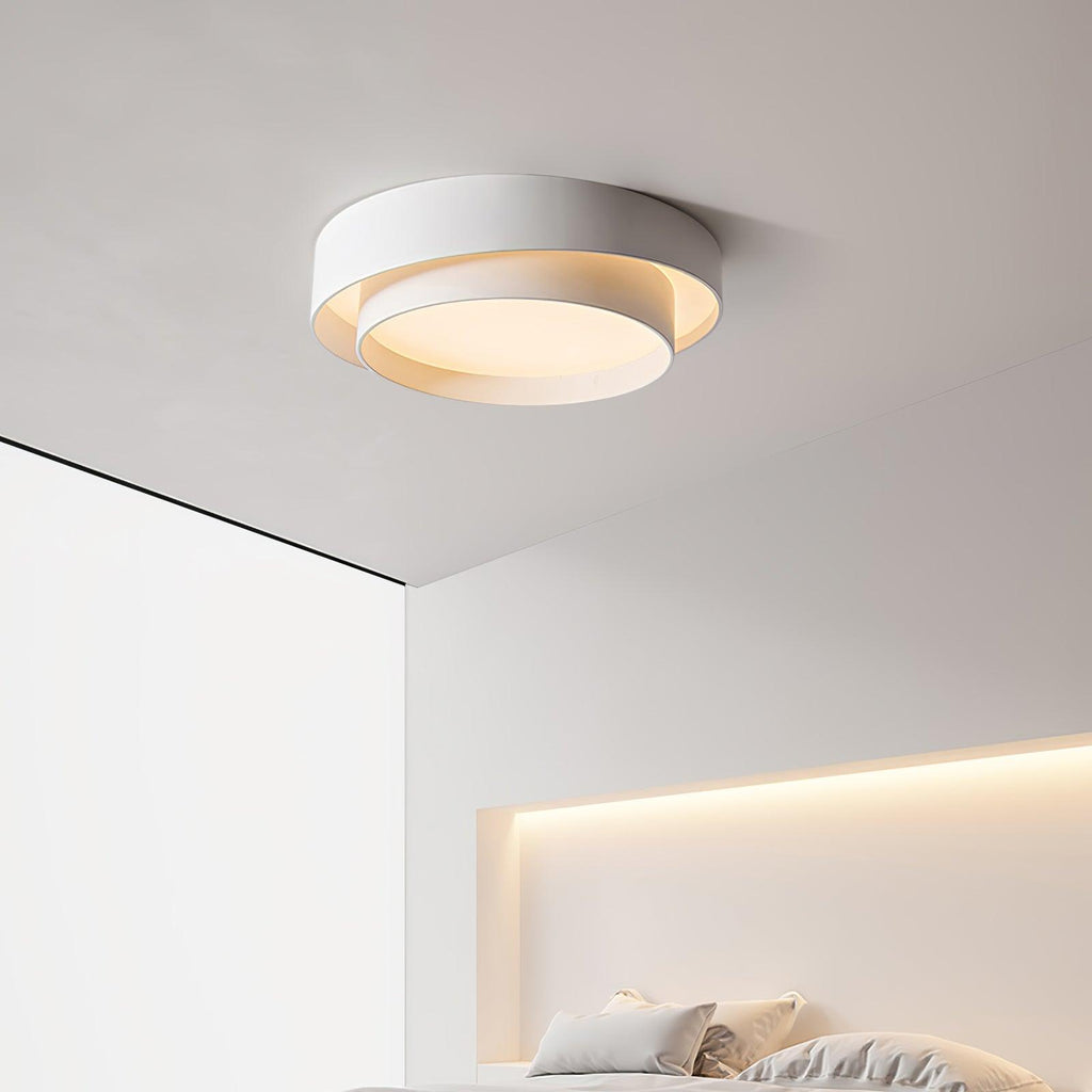 Cylinder LED Ceiling Light — Iron Frame, Acrylic Diffuser, 40/50/60cm, 3000K–6000K Dimmable