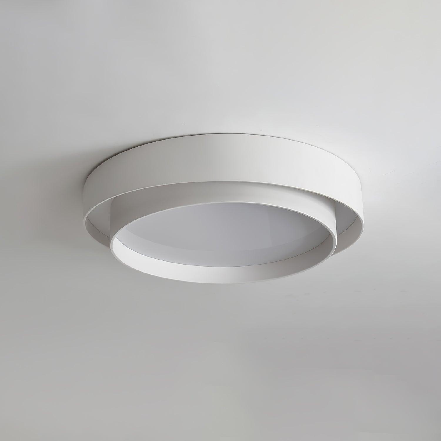 Cylinder LED Ceiling Light — Iron Frame, Acrylic Diffuser, 40/50/60cm, 3000K–6000K Dimmable