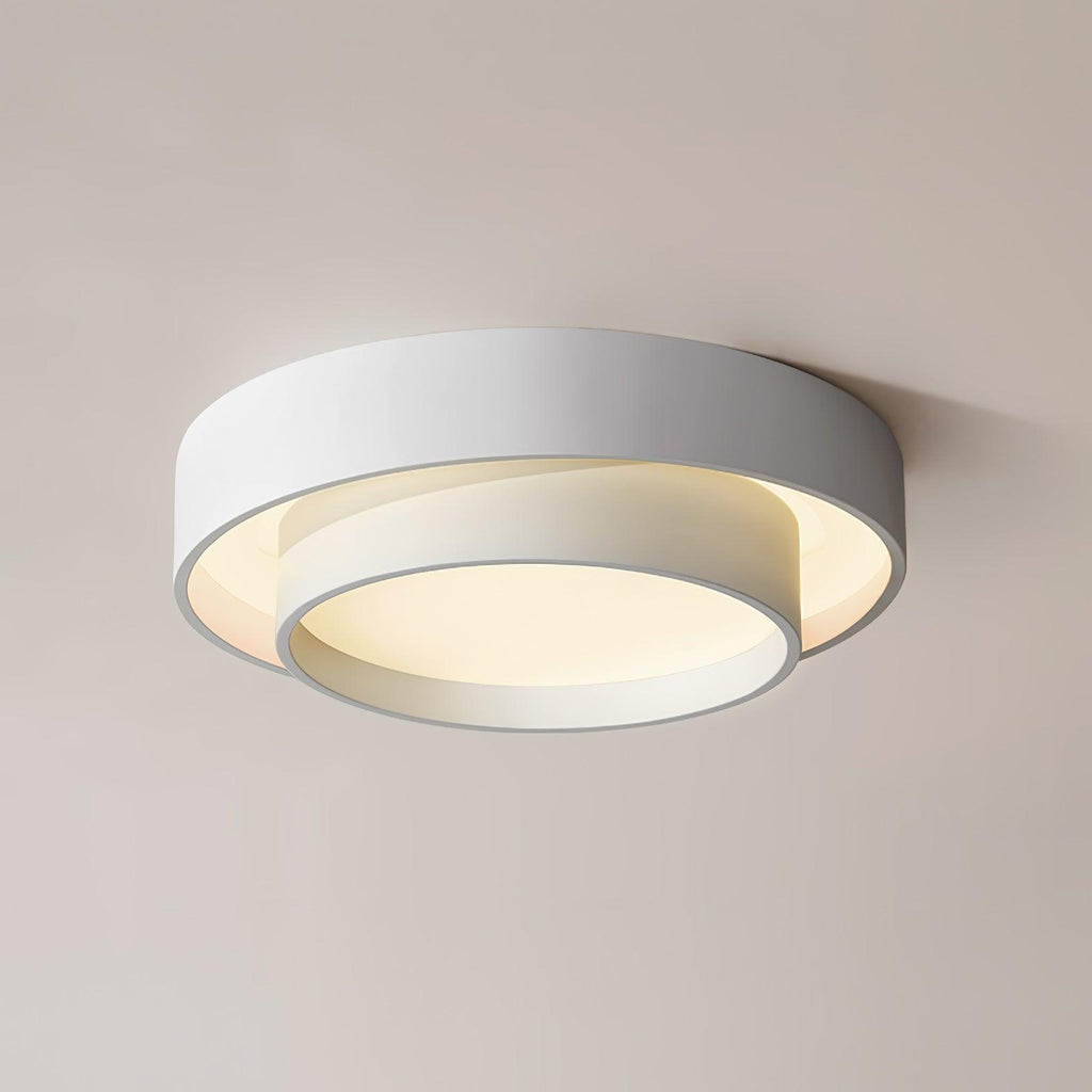 Cylinder LED Ceiling Light — Iron Frame, Acrylic Diffuser, 40/50/60cm, 3000K–6000K Dimmable