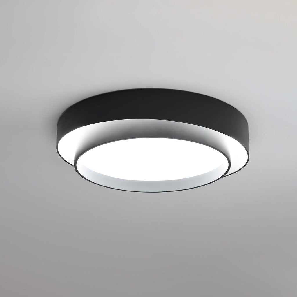 Cylinder LED Ceiling Light — Iron Frame, Acrylic Diffuser, 40/50/60cm, 3000K–6000K Dimmable