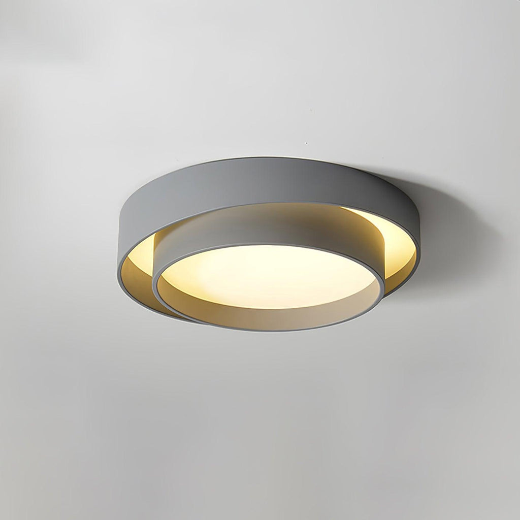 Cylinder LED Ceiling Light — Iron Frame, Acrylic Diffuser, 40/50/60cm, 3000K–6000K Dimmable