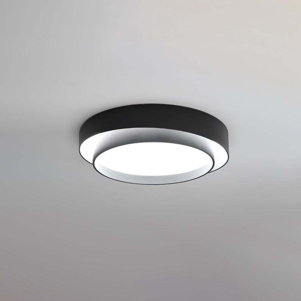 Cylinder LED Ceiling Light — Iron Frame, Acrylic Diffuser, 40/50/60cm, 3000K–6000K Dimmable