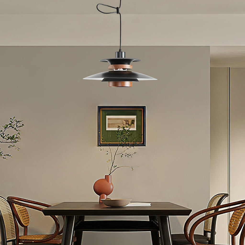 Solva Swivel Arm Pendant Lamp — Nordic Four-Shade Ceiling Light