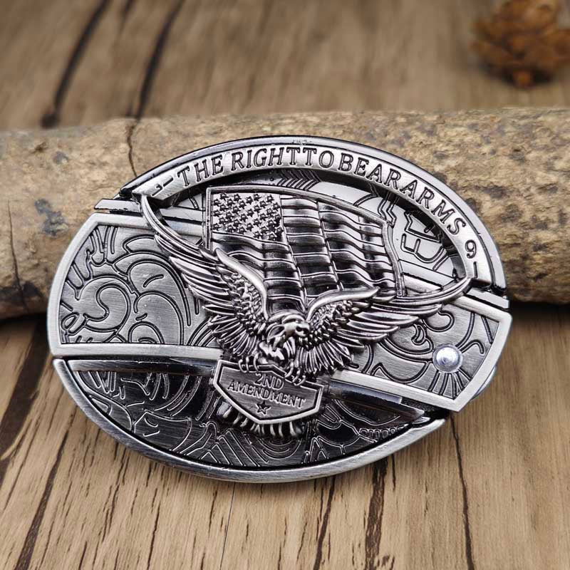 Metal Oval Cowboys Belt Buckle – Western Style Durable & Decorative | Filindra
