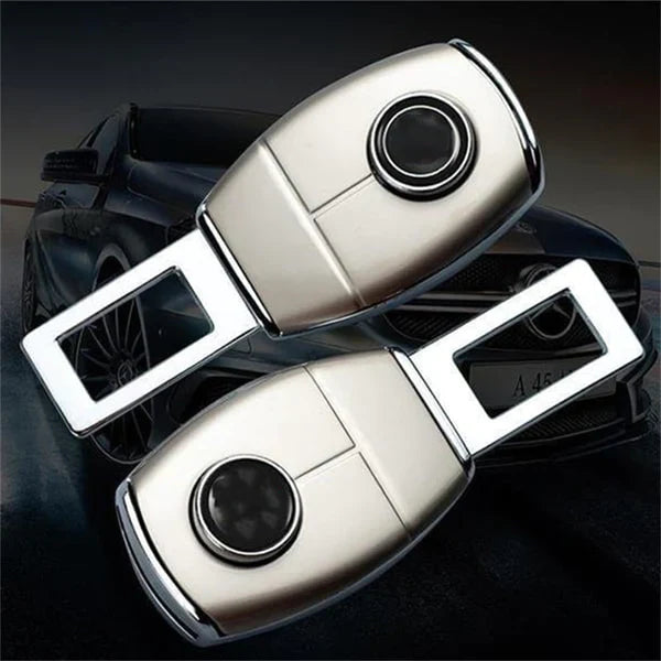 Prémiový kovový prodlužovací adaptér bezpečnostního pásu — legální ve Spojeném království, univerzální použití, extra délka