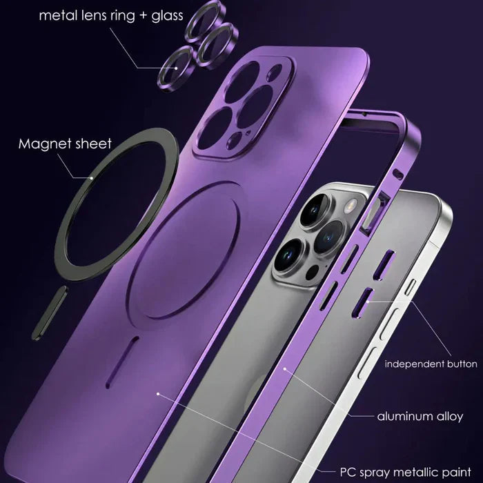 Coque métallique pour iPhone Magcase — Protection fine