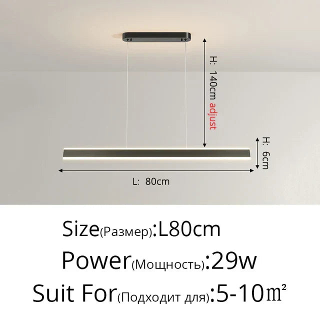 Aurorae Pendant Light With Adjustable LED For Contemporary Living Areas