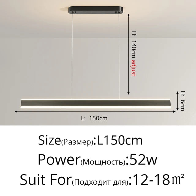 Aurorae Pendant Light With Adjustable LED For Contemporary Living Areas