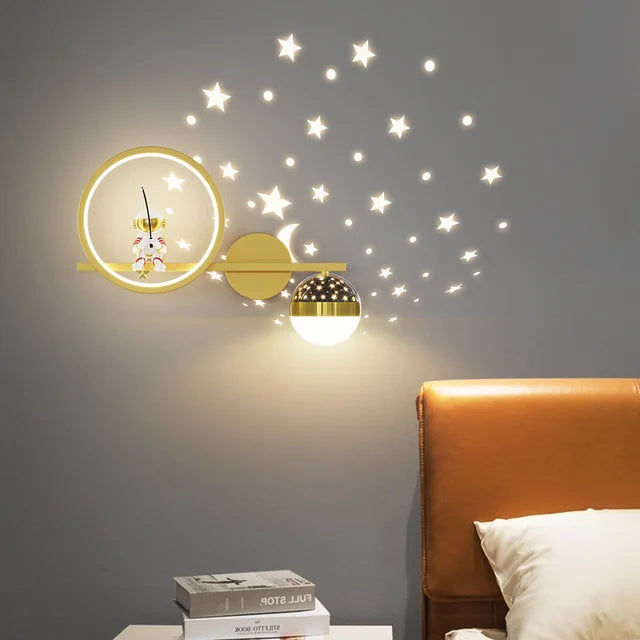 Lampada da parete moderna per bambini LittleBeam - illuminazione giocosa per la cameretta